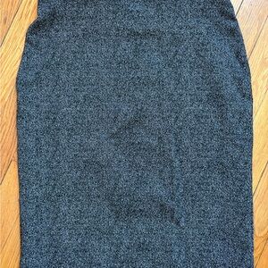 Ann Taylor Gray Tweed Pencil Skirt